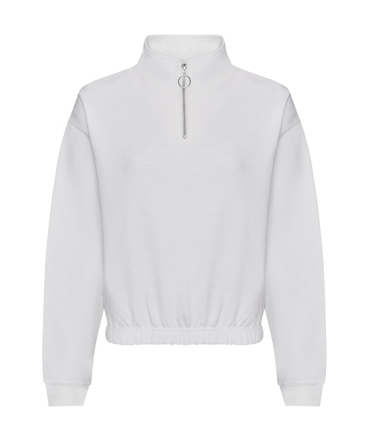 Women's cropped ¼-zip sweat